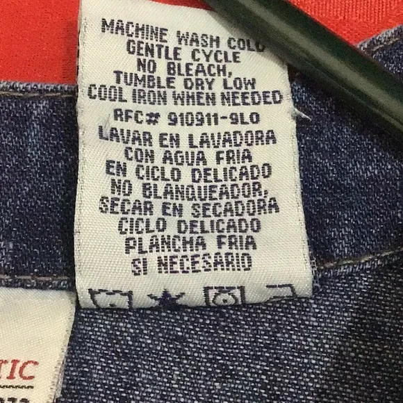 NWT Vintage Faded Glory Sz M 8/10 Front Button Down Sheath Jean Maxi Dress. - Picture 8 of 8